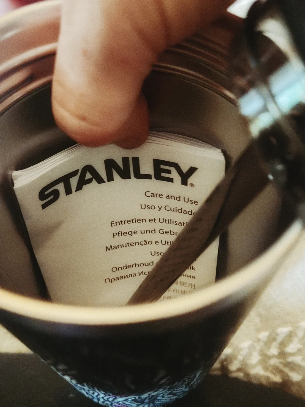 Stanley Calia Collab Quencher Tumbler 30 - Speckled Black with Multicolor Flecks